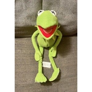 Disney Store KERMIT The FROG 18"   Stuffed Animal MUPPETS Plush Sesame Street
